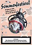 k-UFO Sommerfestival Plakat